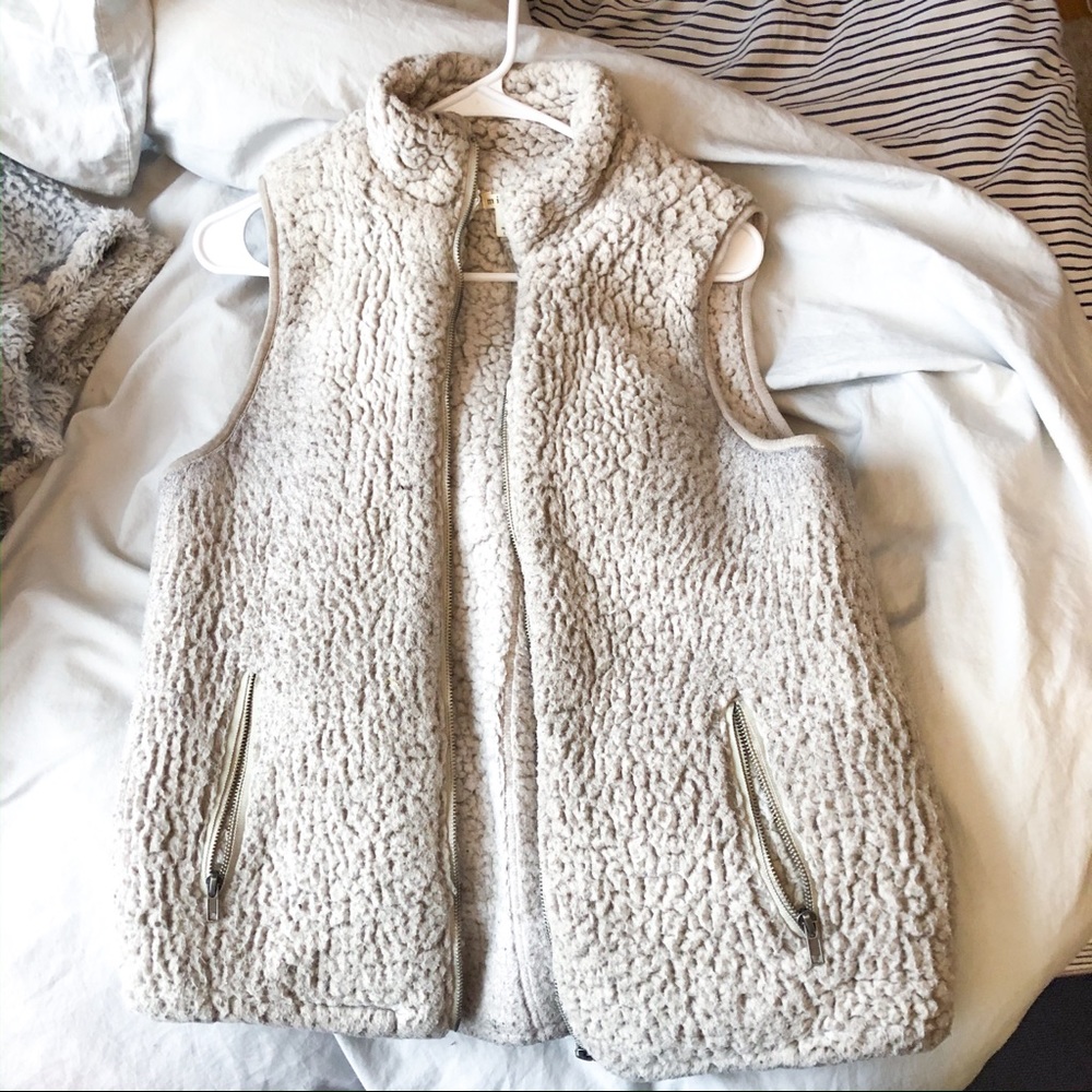 fuzzy vest